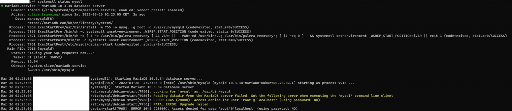 6.2.22 Troubleshooting Problems Connecting to MySQL